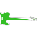 download My Guitar clipart image with 270 hue color