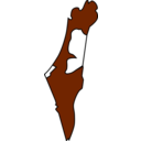 download Israel And The Palestinian Territories clipart image with 270 hue color