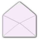 download Open Envelope clipart image with 225 hue color