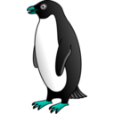 download Adelie Penguin clipart image with 135 hue color