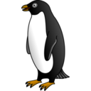 download Adelie Penguin clipart image with 0 hue color