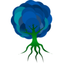 download Simple Tree 1 clipart image with 90 hue color