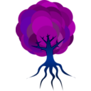 download Simple Tree 1 clipart image with 180 hue color