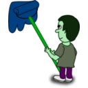 download Comic Characters House Painter clipart image with 90 hue color