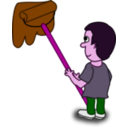 download Comic Characters House Painter clipart image with 270 hue color