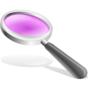 download Magnifying Glass clipart image with 90 hue color