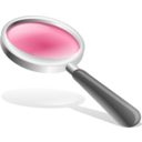 download Magnifying Glass clipart image with 135 hue color