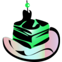 download Cake Icon clipart image with 135 hue color
