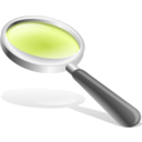 download Magnifying Glass clipart image with 225 hue color