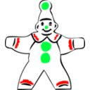 download Simple Clown Figure clipart image with 135 hue color