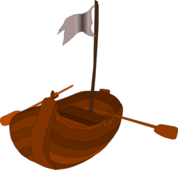 A Pirate Rowboat