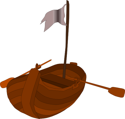 A Pirate Rowboat