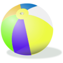 download Beach Ball clipart image with 45 hue color