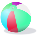 download Beach Ball clipart image with 135 hue color