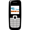 download Cellphone2 clipart image with 180 hue color