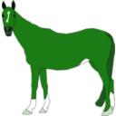 download Horse clipart image with 90 hue color