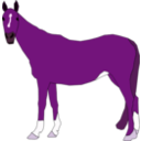 download Horse clipart image with 270 hue color