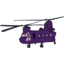 download Chinook Helicopter 1 clipart image with 180 hue color