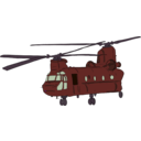download Chinook Helicopter 1 clipart image with 270 hue color