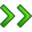 Green Double Arrows Set