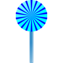 download Lollipop clipart image with 180 hue color