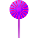 download Lollipop clipart image with 270 hue color