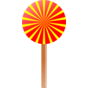 download Lollipop clipart image with 0 hue color