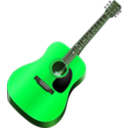 download My Guitar clipart image with 90 hue color