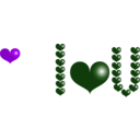 download Red Heart clipart image with 225 hue color