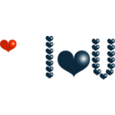 download Red Heart clipart image with 315 hue color
