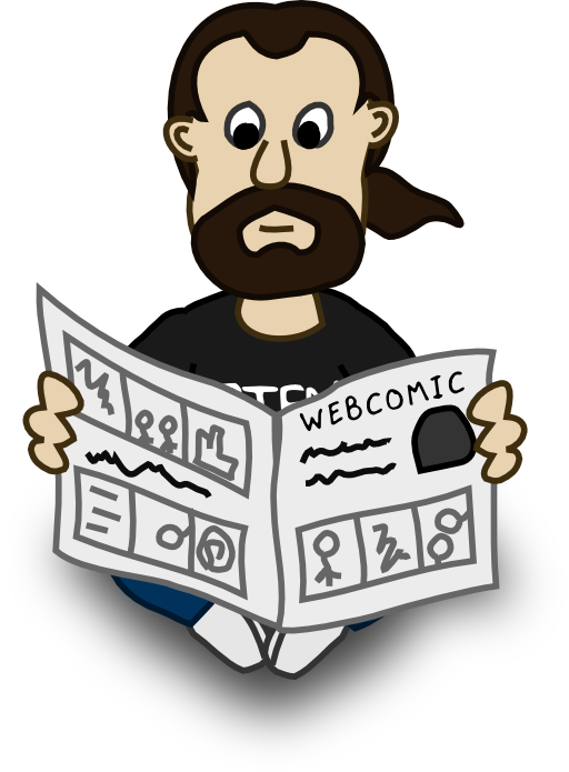 Comic Characters Newspaper