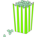download Movie Popcorn Bag clipart image with 90 hue color