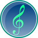 download Music Icon Green 2 clipart image with 90 hue color