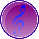 download Music Icon Green 2 clipart image with 180 hue color