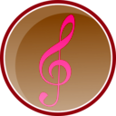 download Music Icon Green 2 clipart image with 270 hue color