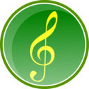 download Music Icon Green 2 clipart image with 0 hue color