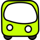 download Funny Bus clipart image with 45 hue color