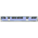 download Bart Train Exterior clipart image with 180 hue color