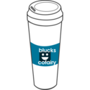 download Simple Cartoon Coffee Cup clipart image with 90 hue color