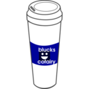 download Simple Cartoon Coffee Cup clipart image with 135 hue color