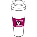 download Simple Cartoon Coffee Cup clipart image with 225 hue color