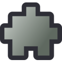 download Icon Puzzle2 Grey clipart image with 45 hue color