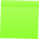 download Yellow Post It Note clipart image with 45 hue color