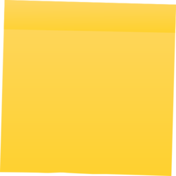 Yellow Post It Note