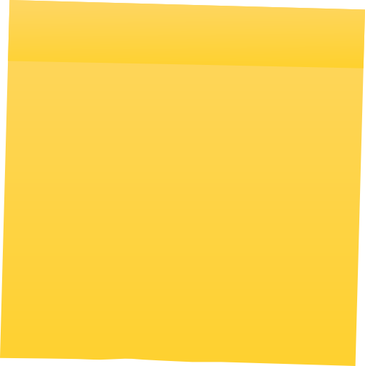 Yellow Post It Note