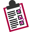 download To Do List clipart image with 315 hue color