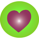 download Love Icon clipart image with 90 hue color