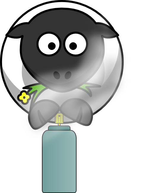 Spray Can Sheep