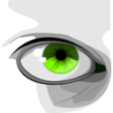 download Eye clipart image with 90 hue color