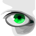 download Eye clipart image with 135 hue color